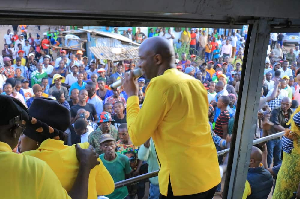 Irungu Kang'ata doctored a photo taken from a NASA rally in 2017.