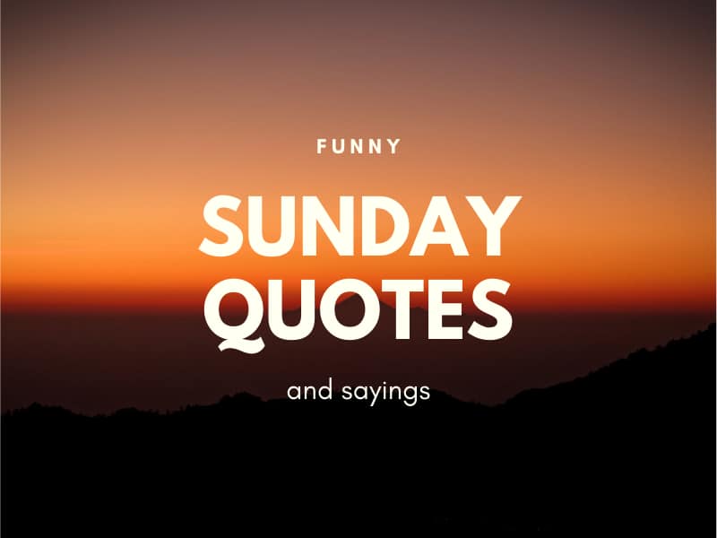 Sunday quotes