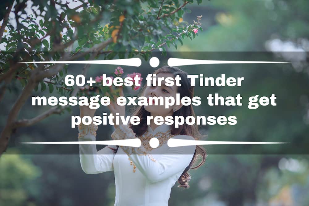 First Tinder message examples