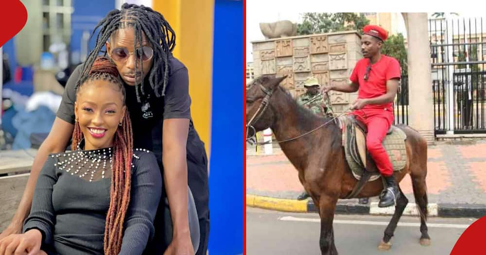 Eric Omondi's bae is asking the police to release the comedian to attend their family event.