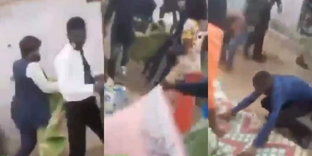 Video of church members putting their cloths on the ground for pastor to walk on them causes stir online