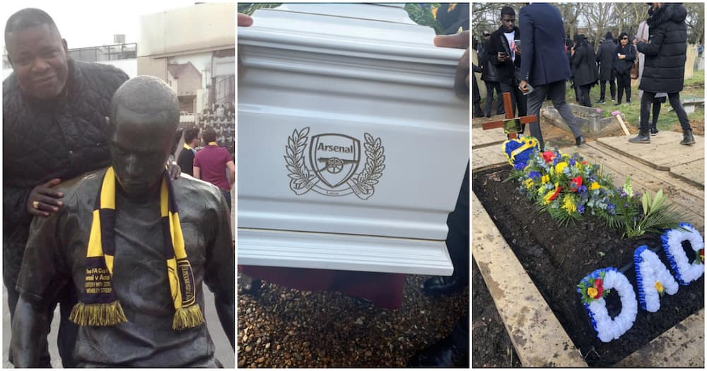 A Gunner Till End: Man Who Supported Arsenal While Alive Gets Buried in Coffin With Club Logo in Photos