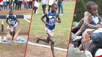 Kericho Girl Running Barefoot Outshines Competition to Win Rift Valley Regional Games