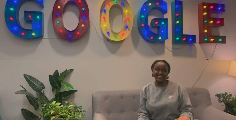 Eunice Ishimwe, a 21-year-old lady employed at Google