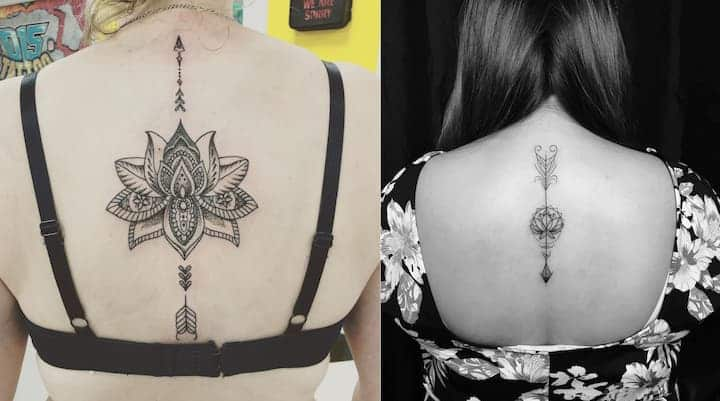 spine tattoos for women