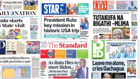 Kenyan Newspapers Review: Mt Kenya Leaders Warn Ruto over Alleged Plans to Undermine Gachagua