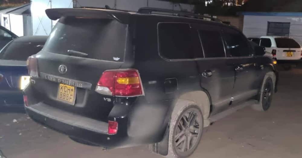 The DCI officers arrested the driver of the vehicle Chris Mwangangi and Lucia Wanjiku.