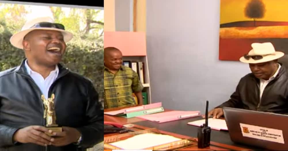 George Kinoti features as DCI boss on Inspekta Mwala.