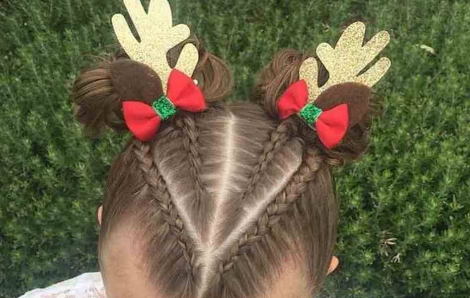 Christmas hairstyles for kids