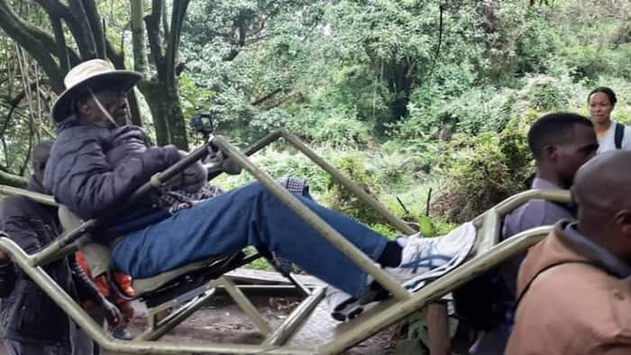Charles Njonjo finishes gorilla tracking ahead of his 100th birthday