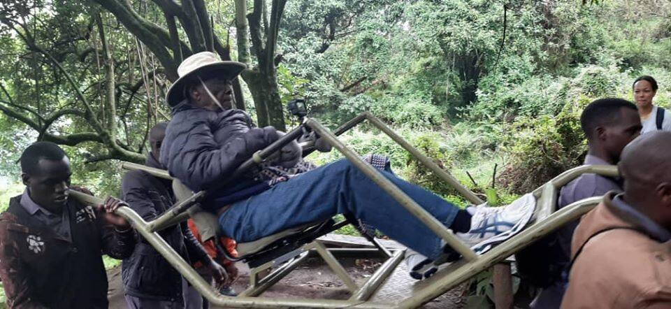 Kenya's first AG Charles Njonjo tracks gorillas ahead of his 100th birthday