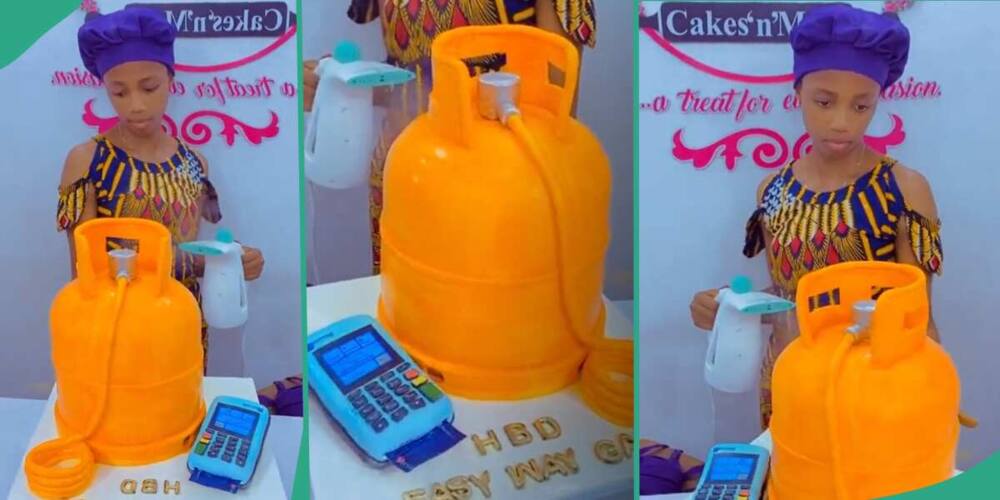 “Pensé que era real”: un panadero hace un pastel que parece un cilindro de gas, video que asombra a los internautas