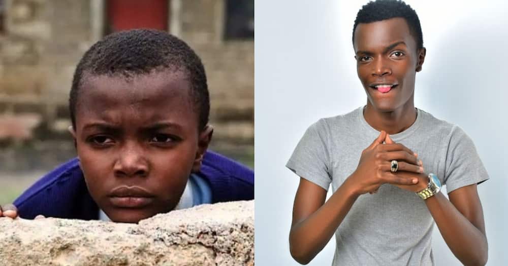 Baha played the role of a shrewd Ghetto kid on Machachari. Photo: Tyker_Mbaya.
