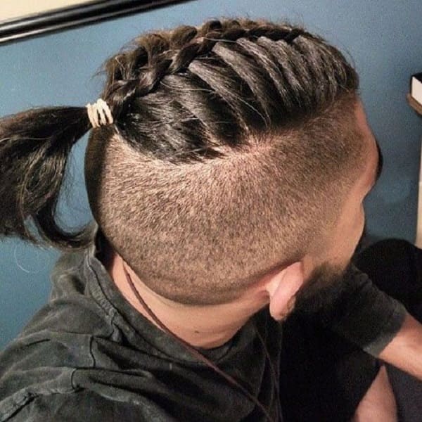 Fishbone braids for men you should rock