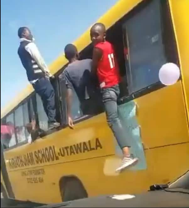 Video ya kutisha ya basi la shule likivuja sheria za Michuki yaibuka