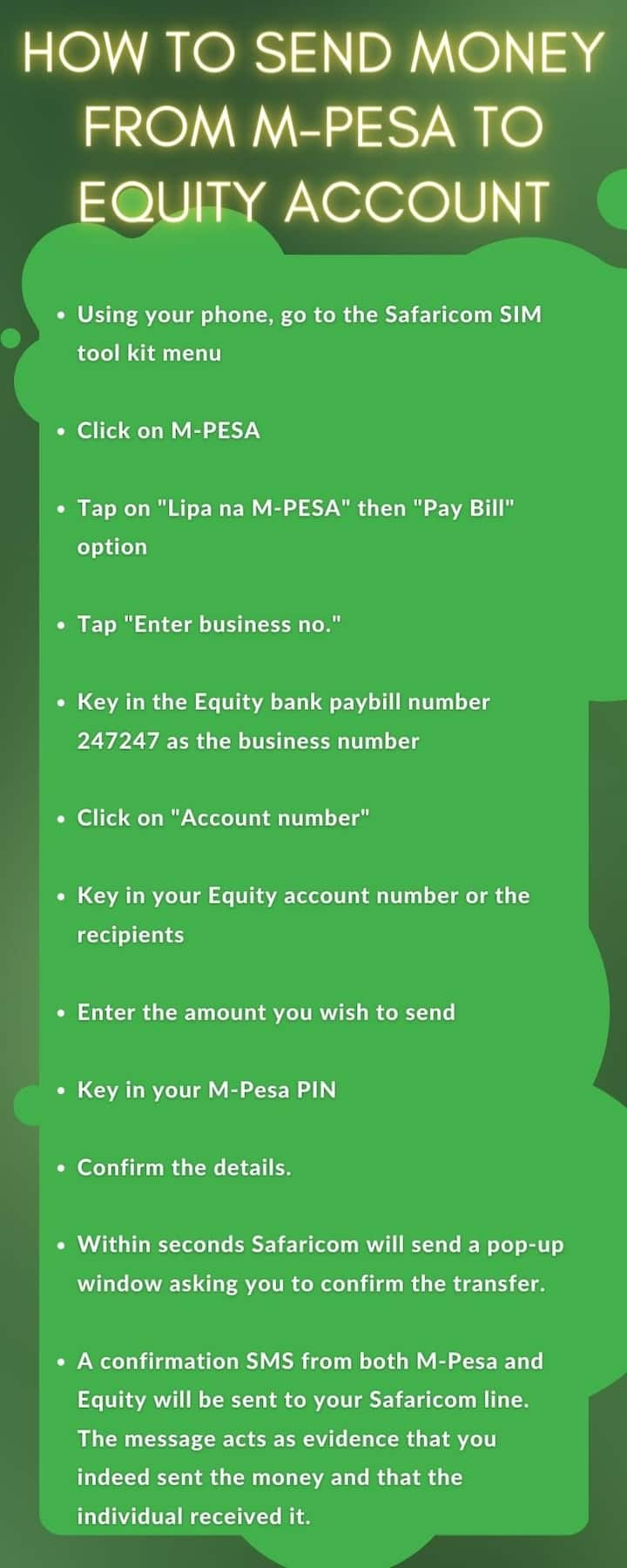 How to send money from MPesa to Equity Bank account easily Tuko.co.ke