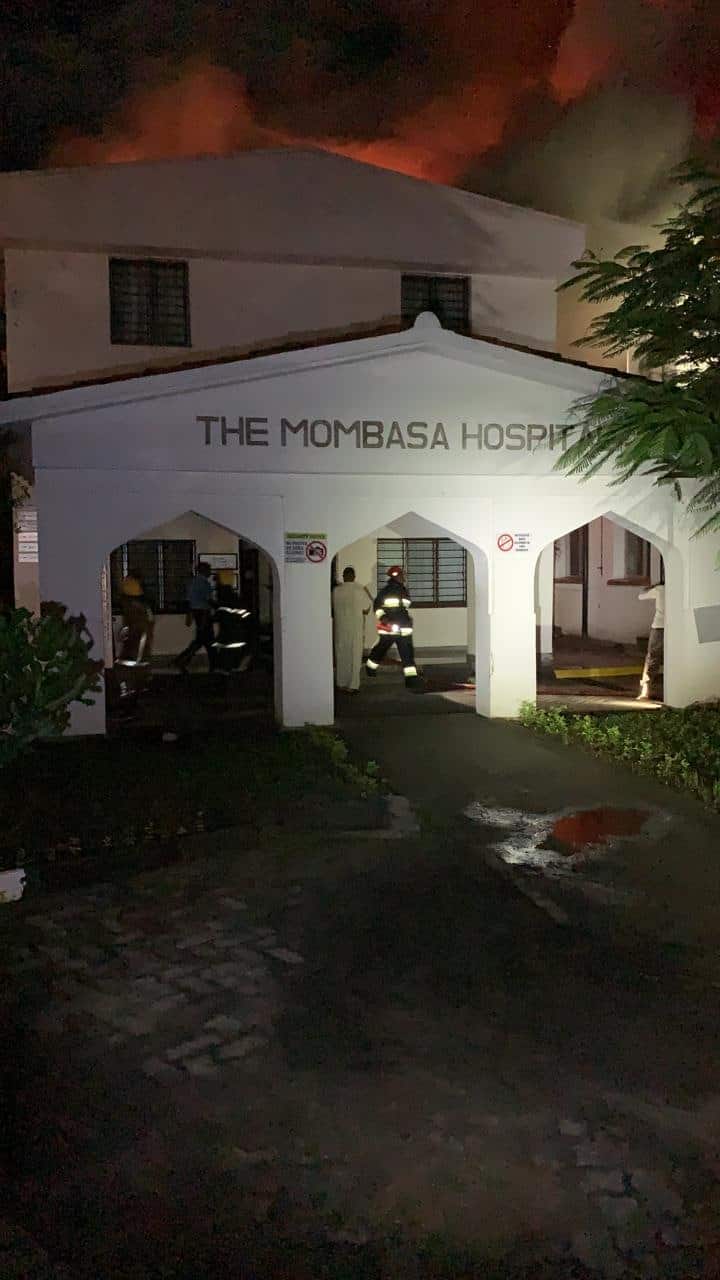 Mombasa Hospital closed indefinitely after fire incident, 125 patients relocated