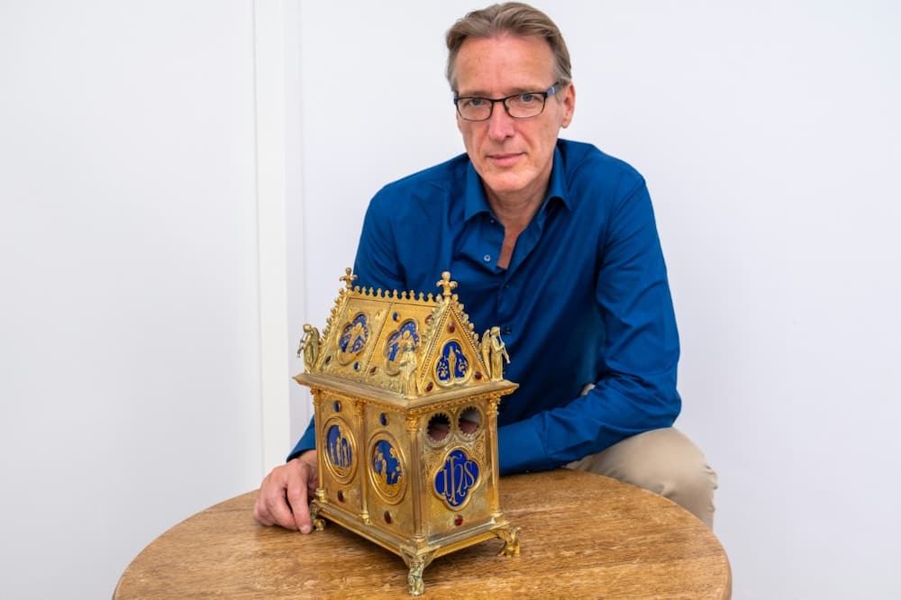 The stolen 'Precious Blood of Christ' relic was delivered to art detective Arthur Brand late at night by a mystery sender