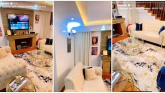 Jackie Matubia Shows off Exquisite Living Room with Posh Seats, Family Portraits after Makeover