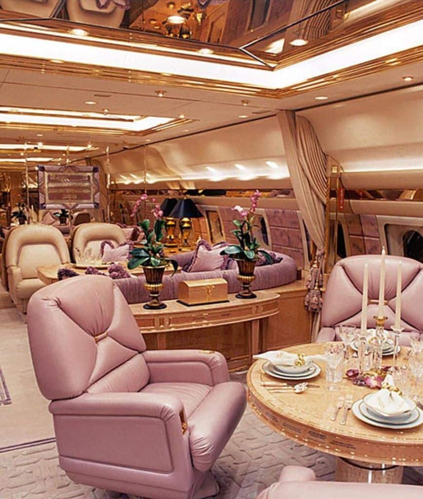 Inside Chelsea owner Roman Abramovich's incredible £240m jet complete with kitchen, office