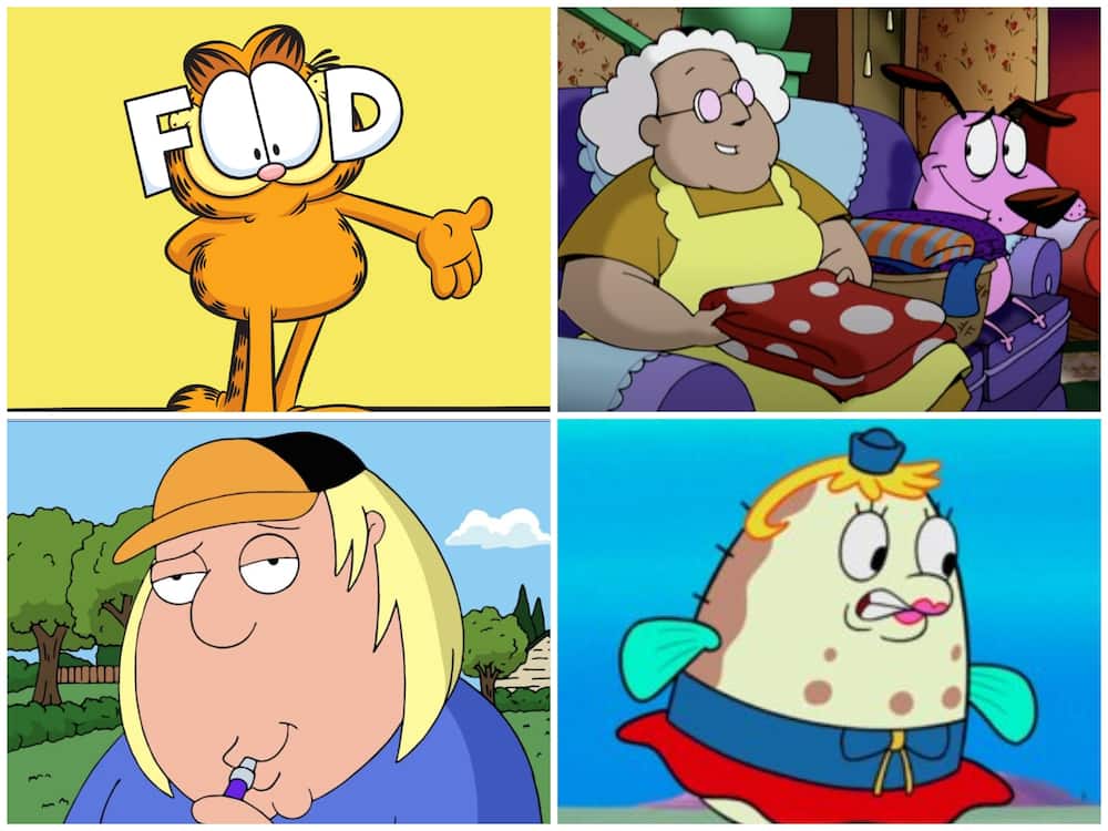 fat cartoon characters