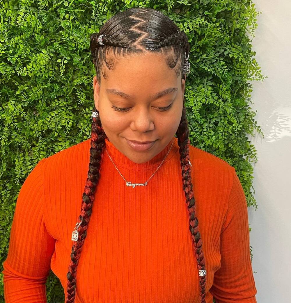 20 2 feed-in braids with designs that are so stylish in 2022 