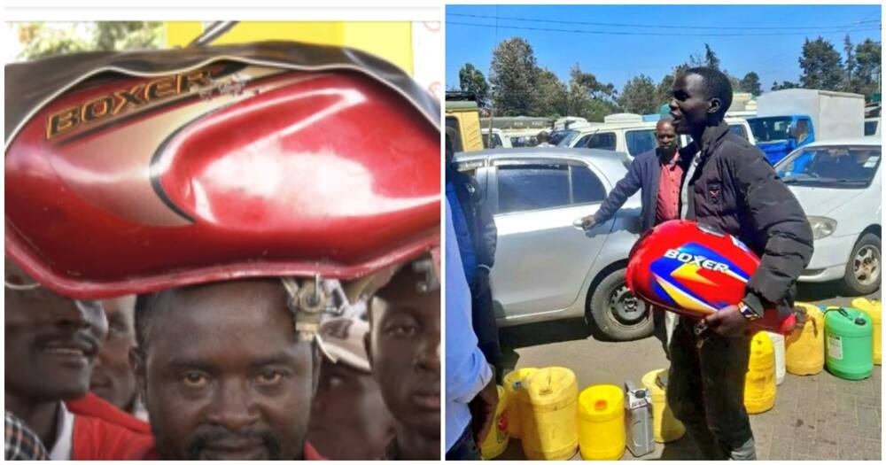 Boda Boda Rider Detaches Tank from his Motorbike in Fuel Hunt: "Nikikuja na Kibuyu Wanasema Naenda Kuuza"