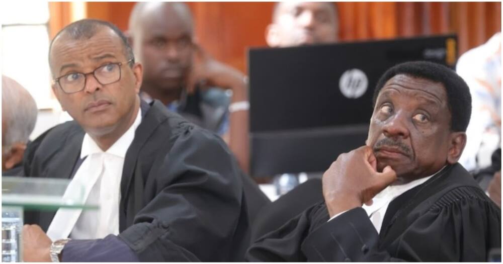 James Orengo and Philip Murgor.