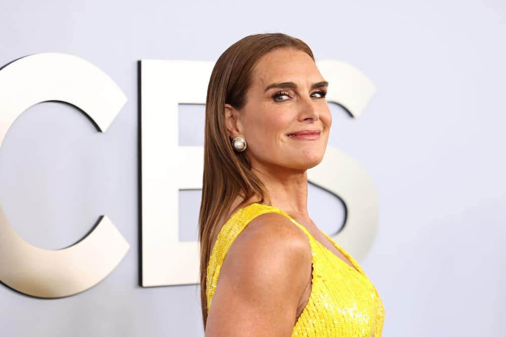 Brooke Shields attends the 77th Annual Tony Awards at David H. Koch Theater at Lincoln Center in New York City.