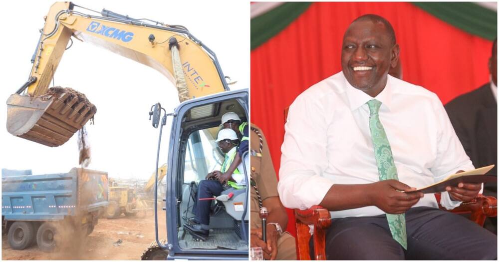 William Ruto said his administration targets to build 250,000 housing units per year.