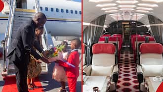 Features, Inside Photos of VIP Plane with Bedroom Ruto is Using During USA State Visit