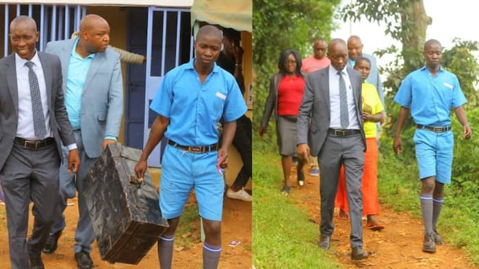 Kisii High School Principal, Deputy Praised for Travelling to Village to Pick Student Who Couldn't Afford Fees
