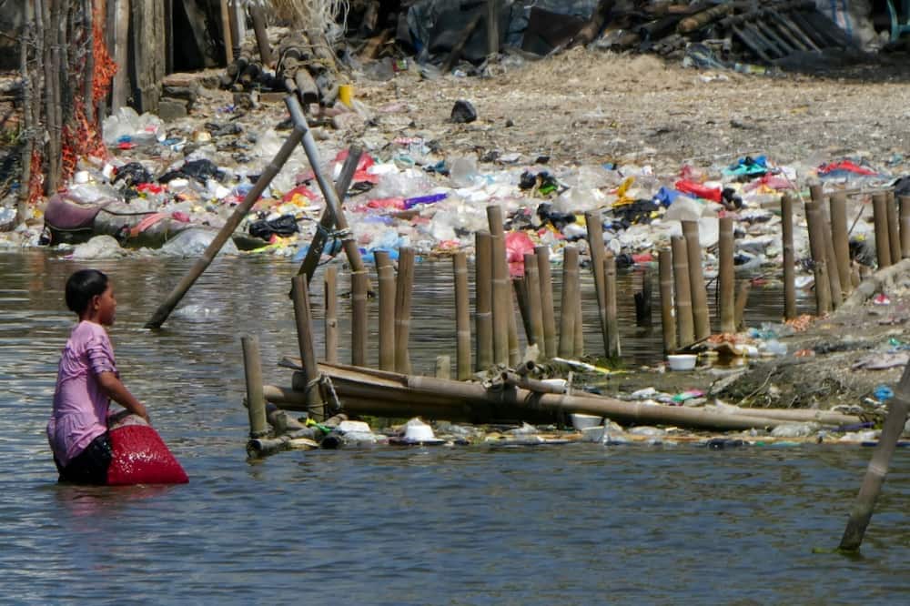 Indonesia has pledged to reduce plastic waste by 30 percent over the next three years -- a mammoth task in the Southeast Asian nation of nearly 270 million people where plastic recycling is rare