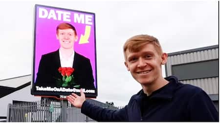 British Single Man Puts Up Billboard Advert to Find First-Ever Girlfriend: "Date Me"