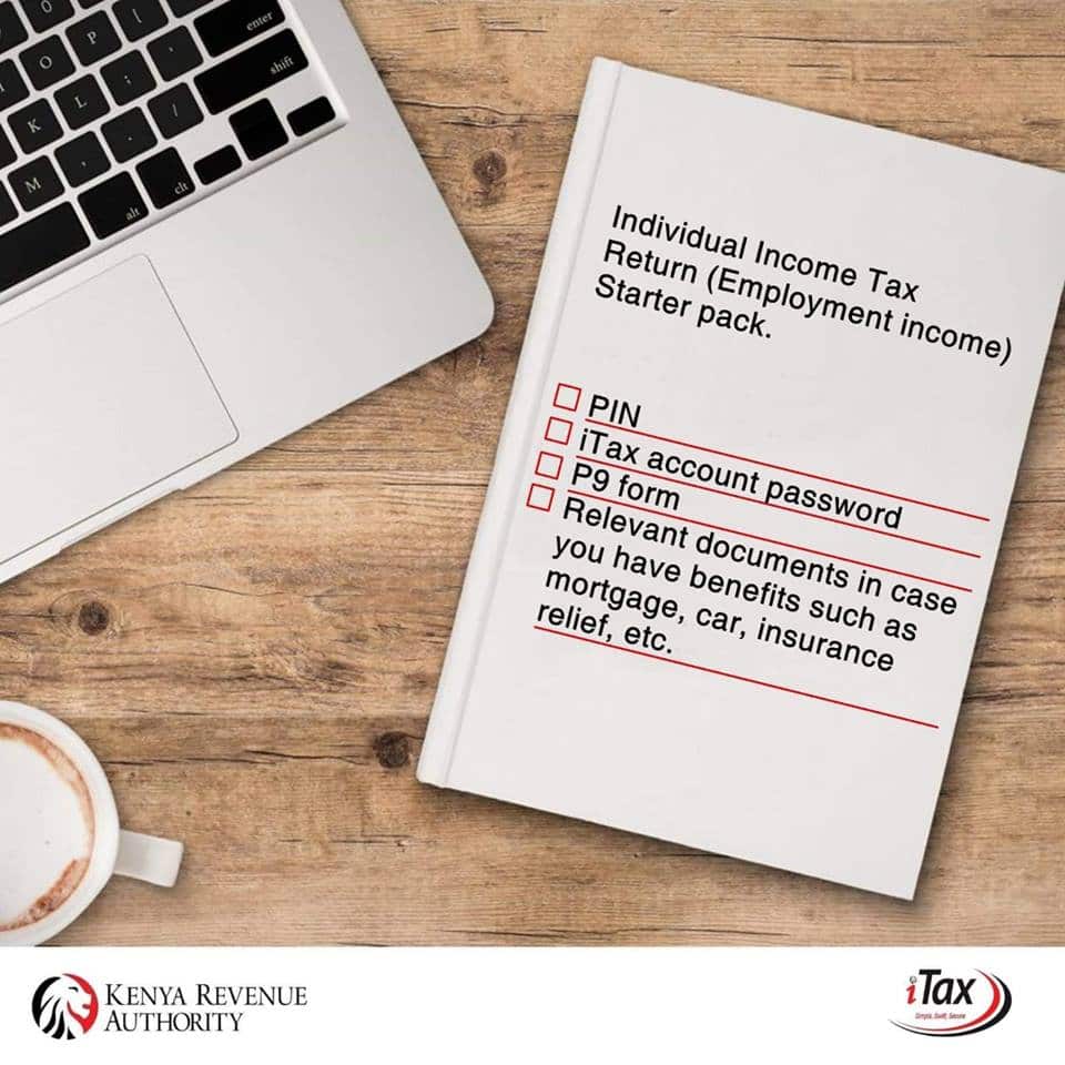 what does a negative amount on a tax return mean in kenya