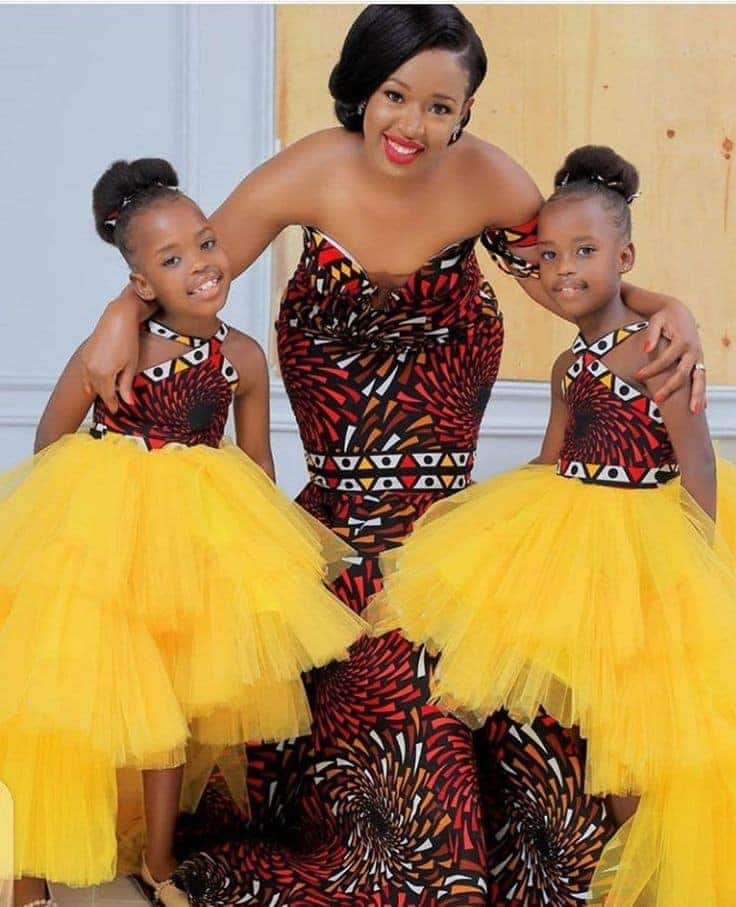 Mum and 2024 daughter ankara style