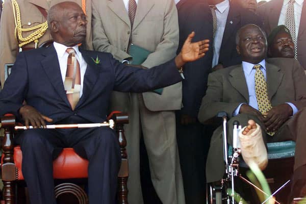 Uhuru Kenyatta pays moving tribute to his political mentor Daniel Moi