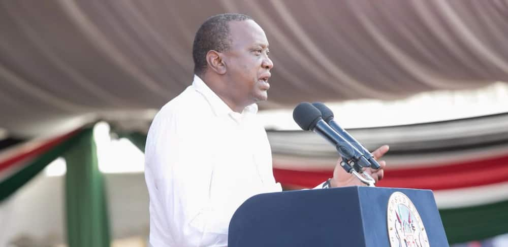 President Uhuru Kenyatta in a past address. Photo: State House Kenya.