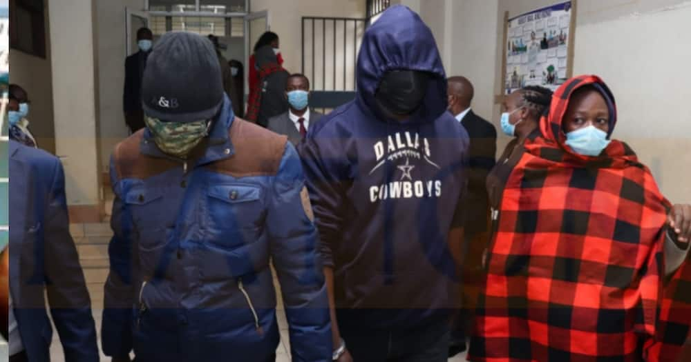 The suspects killer of the Embu brothers. Photo: Nelson Havi.