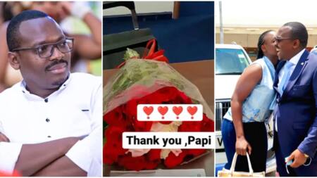 Cebbie Koks Flaunts Flowers, Beverage Gifts from Lover Steve Ogolla: "Thank You Papi"
