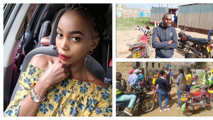 Lady Uber Driver Rescued at Midnight by Thika Boda Boda Rider Surprises Him With Pompous Visit