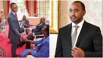 Uhuru Kenyatta's Lastborn Son Muhoho Wows Netizens with Great Sturdy Transformation