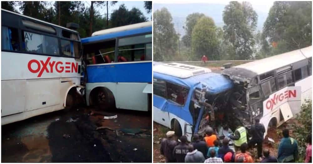 The incident comes a day after another Modern Coast bus killed a pedestrian in Kisii.