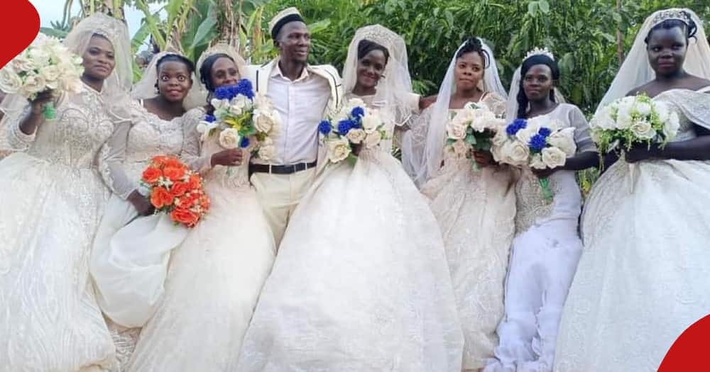Un ugandés se casa con siete esposas el mismo día, entre ellas dos hermanas: “Agregaré más”