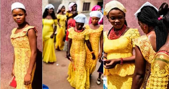 Couple arrive wedding on wrong date, asoebi