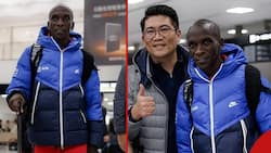 Eliud Kipchoge Receives Hero's Welcome in Japan Ahead of Tokyo Marathon