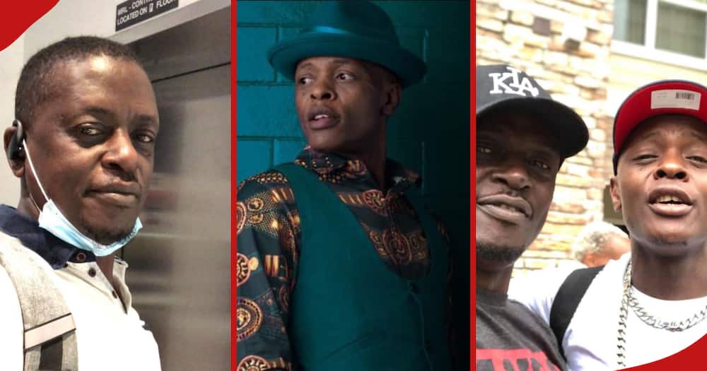 Jose Chameleone's elder brother (left and right) passes on.