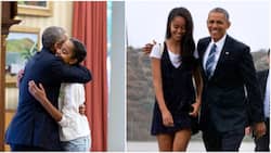 Barack Obama Lovingly Embraces Daughter Malia, Celebrates Her 25th Birthday: "Talented and Beautiful"