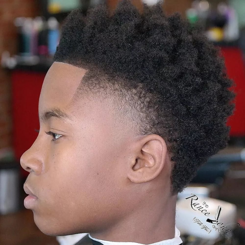 Hi top and drop fade kids hairstyles for boys