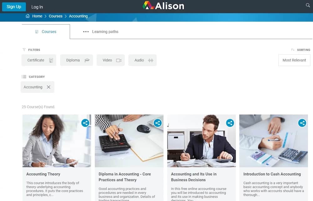 Alison courses online